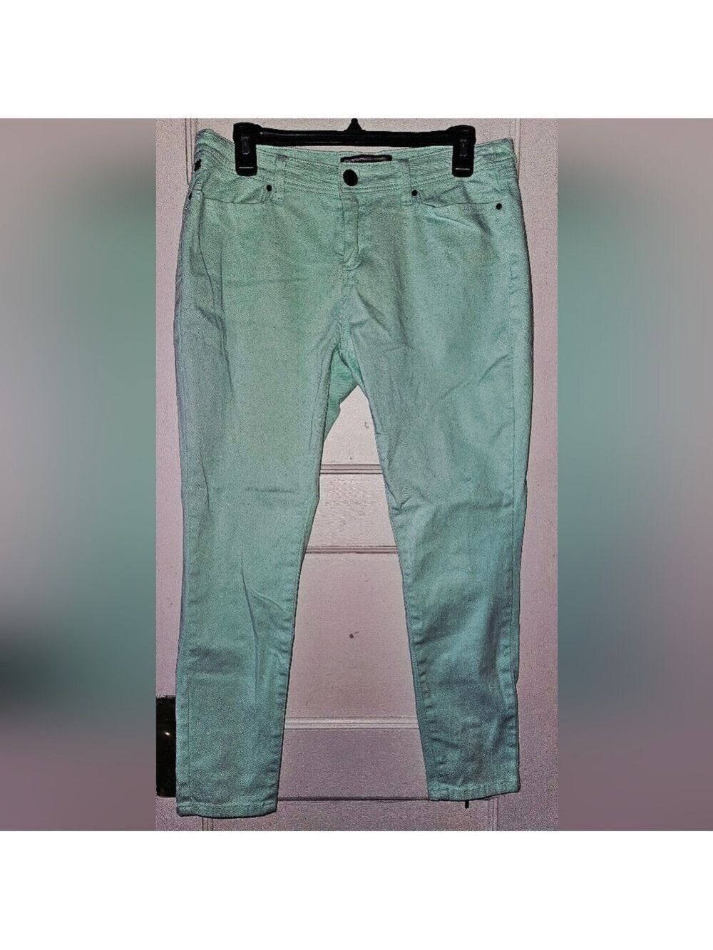 Kardashian Kollection Mint Low Rise Skinny Jeans Size 12